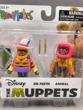 Diamond Select Toys The Muppets Minimates Series 2: Dr. Teeth & Animal New
